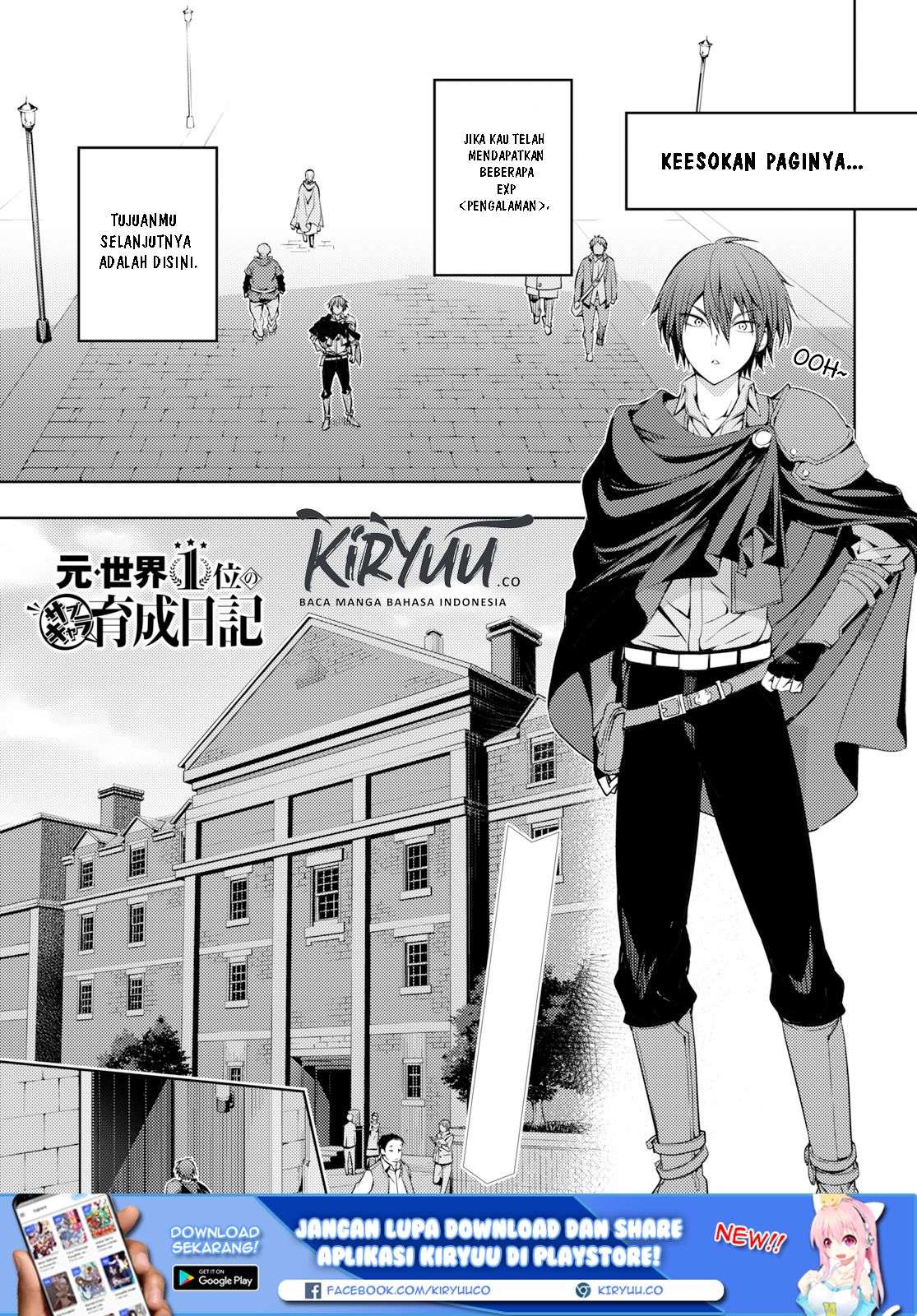 Moto Sekai Ichi’i Subchara Ikusei Nikki: Hai Player Isekai wo Kouryakuchuu! Chapter 3 - halaman 2