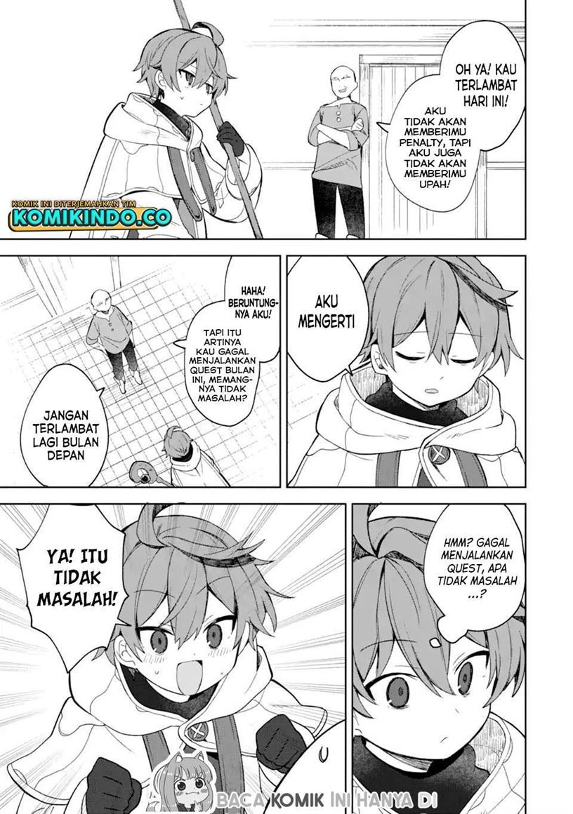 "Mou.... Hatarakitakunain desu": Boukensha nanka Yameteyaru. Imasara, Taiguu wo Kaeru kara to Onegai saretemo Okotowari desu. Boku wa Zettai Hatarakimasen. Chapter 1.2 - halaman 14