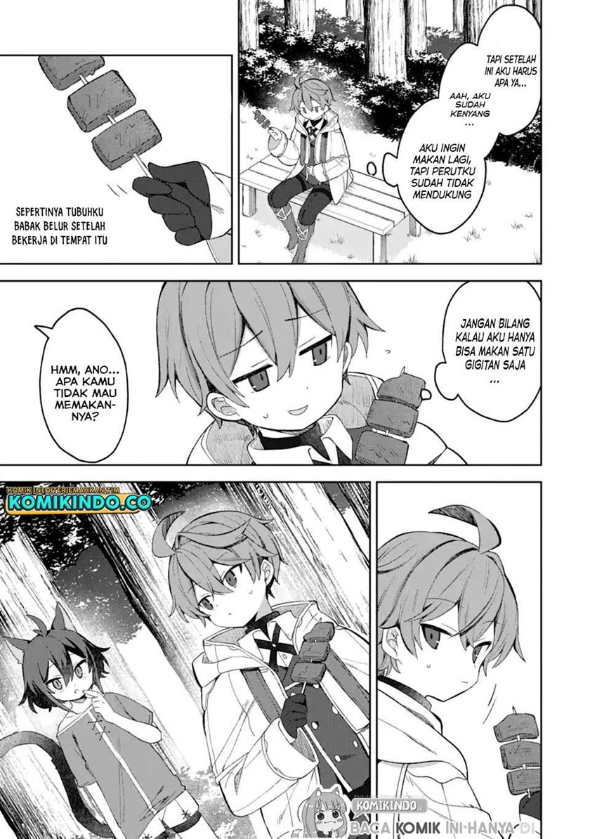 "Mou.... Hatarakitakunain desu": Boukensha nanka Yameteyaru. Imasara, Taiguu wo Kaeru kara to Onegai saretemo Okotowari desu. Boku wa Zettai Hatarakimasen. Chapter 2.1 - halaman 10