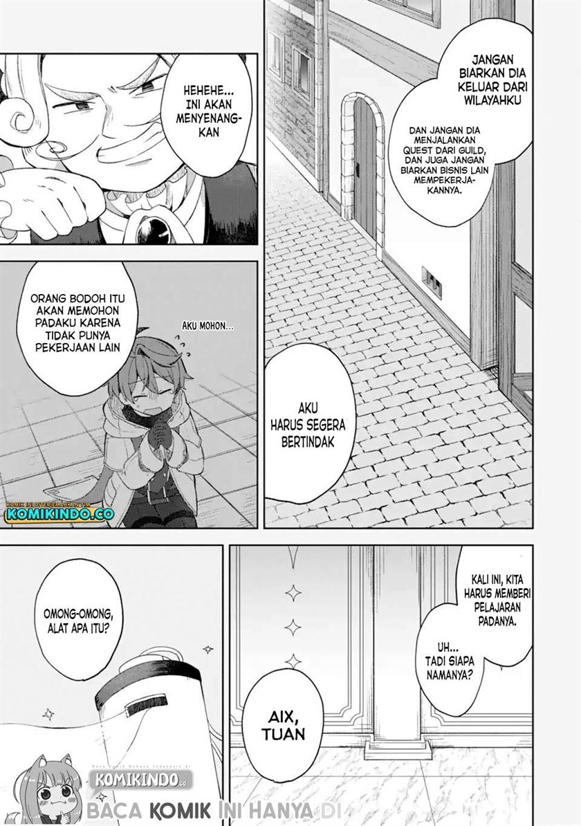 "Mou.... Hatarakitakunain desu": Boukensha nanka Yameteyaru. Imasara, Taiguu wo Kaeru kara to Onegai saretemo Okotowari desu. Boku wa Zettai Hatarakimasen. Chapter 2.1 - halaman 6