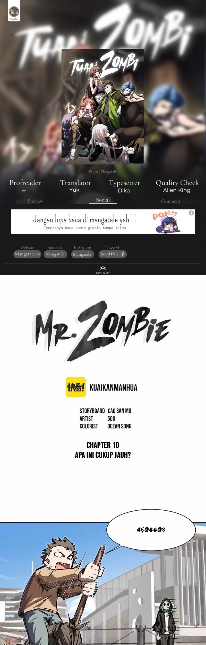 Mr. Zombie Chapter 10 - halaman 1