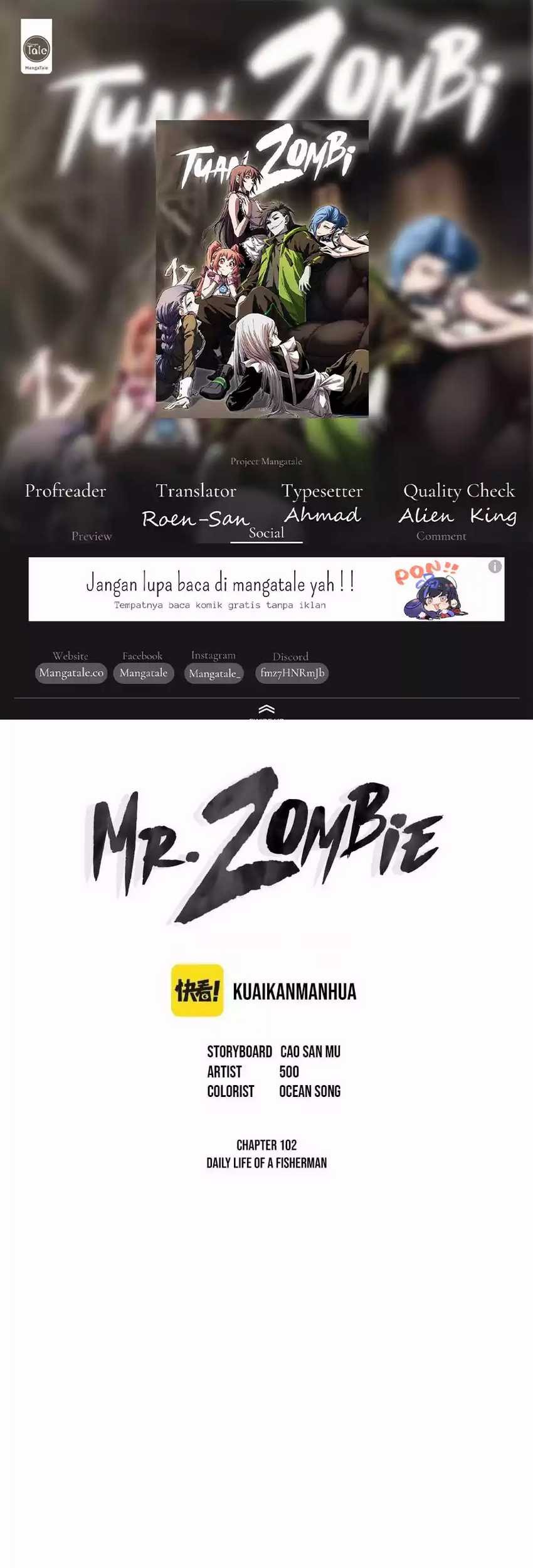 Mr. Zombie Chapter 102 - halaman 1