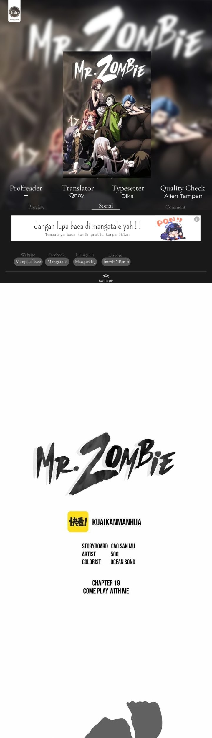 Mr. Zombie Chapter 19 - halaman 1