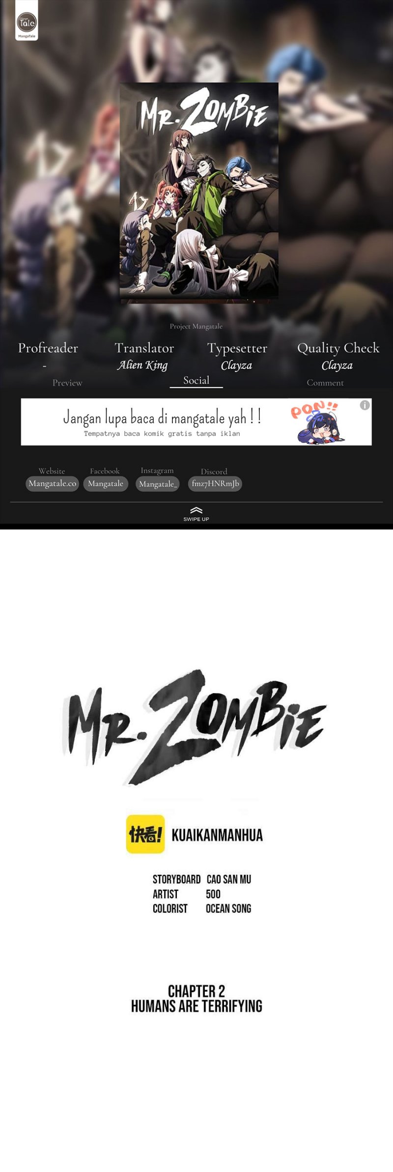 Mr. Zombie Chapter 2 - halaman 1