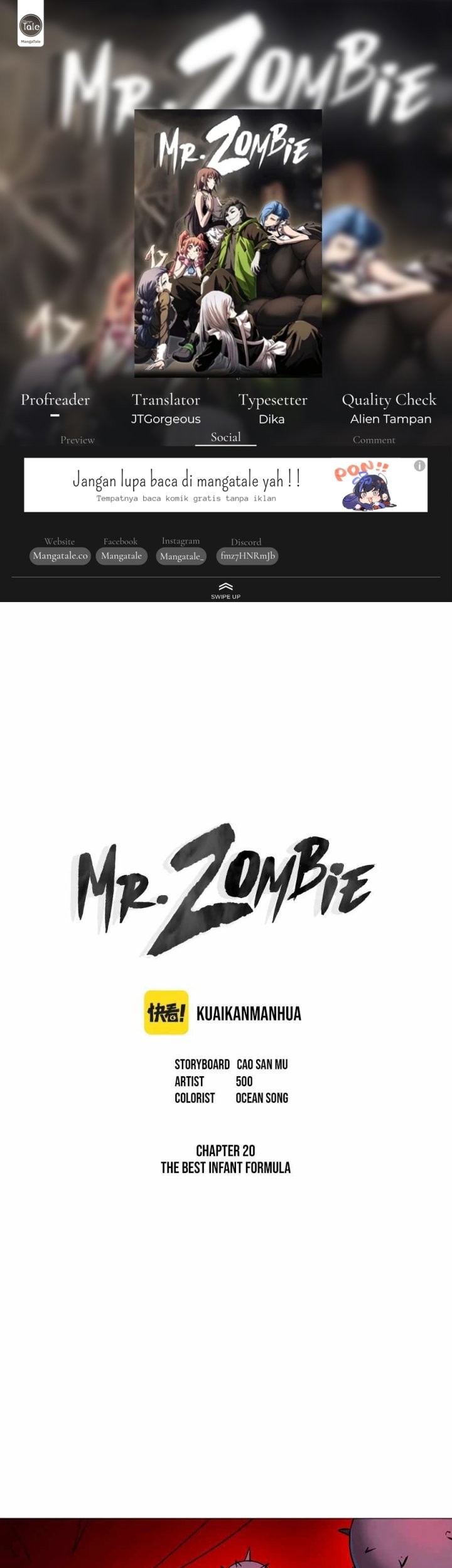 Mr. Zombie Chapter 20 - halaman 1