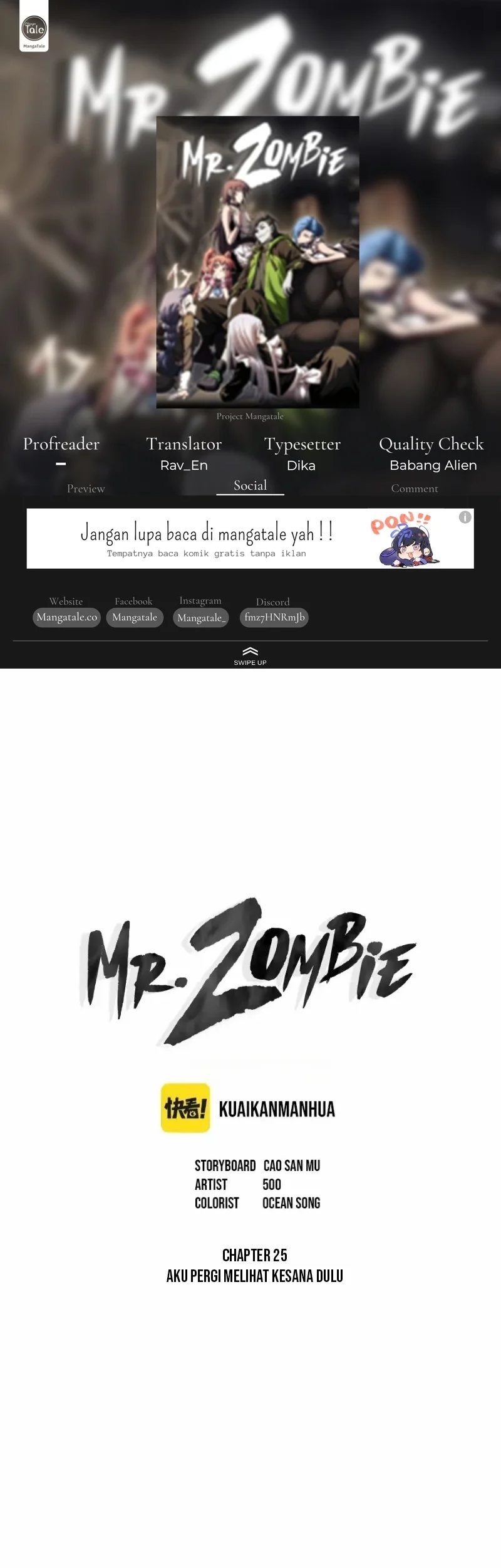 Mr. Zombie Chapter 25 - halaman 1