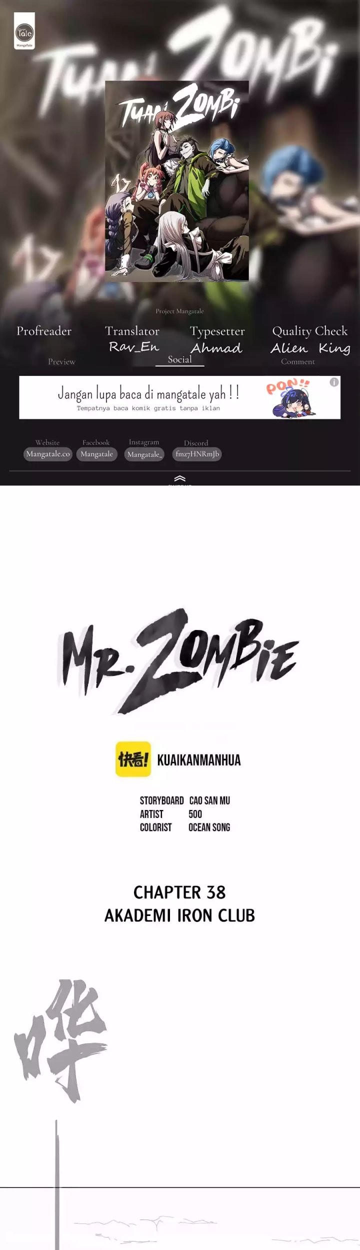 Mr. Zombie Chapter 38 - halaman 1