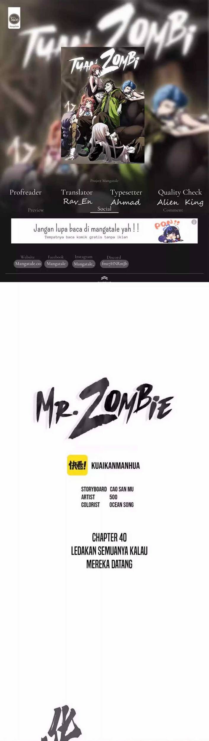 Mr. Zombie Chapter 40 - halaman 1