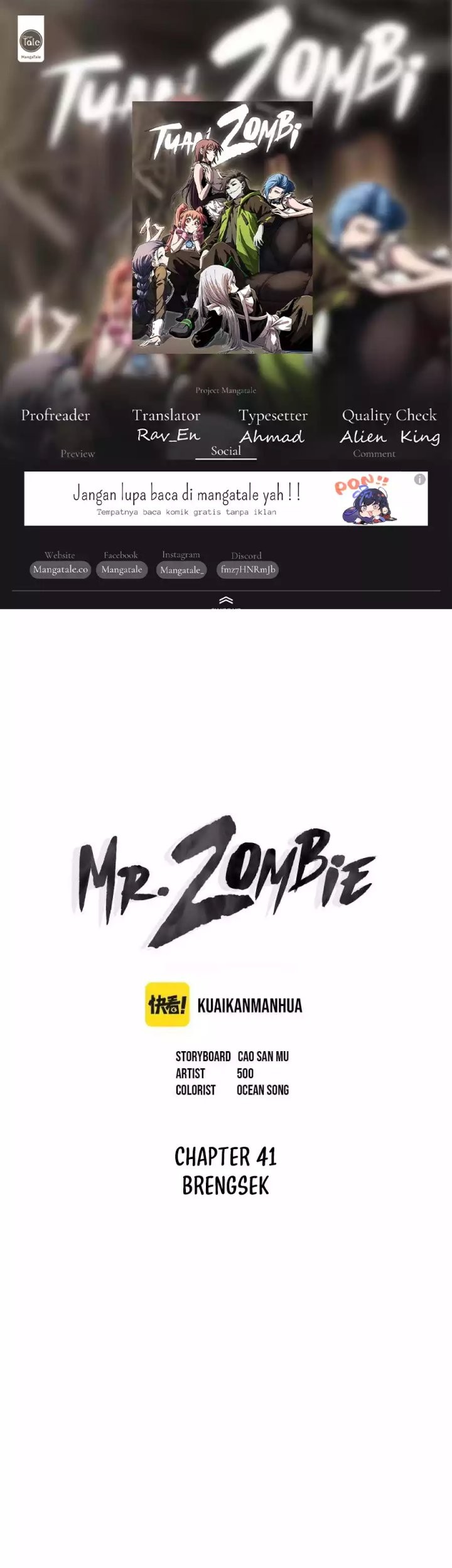 Mr. Zombie Chapter 41 - halaman 1