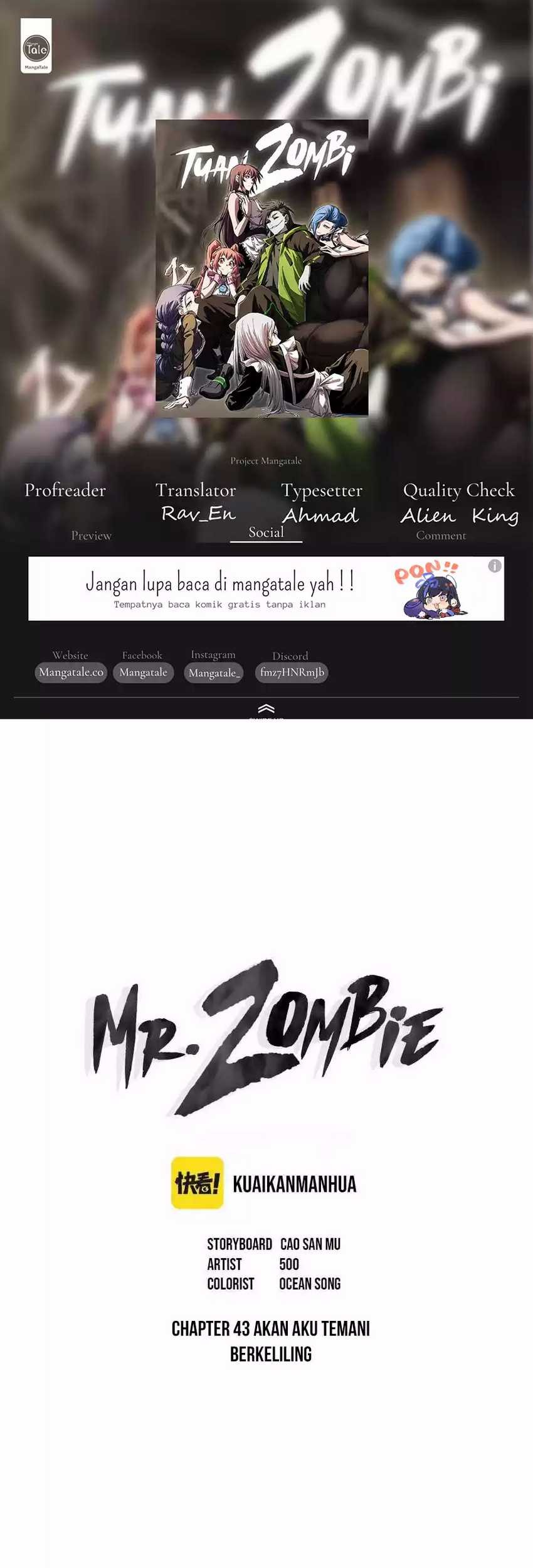 Mr. Zombie Chapter 43 - halaman 1