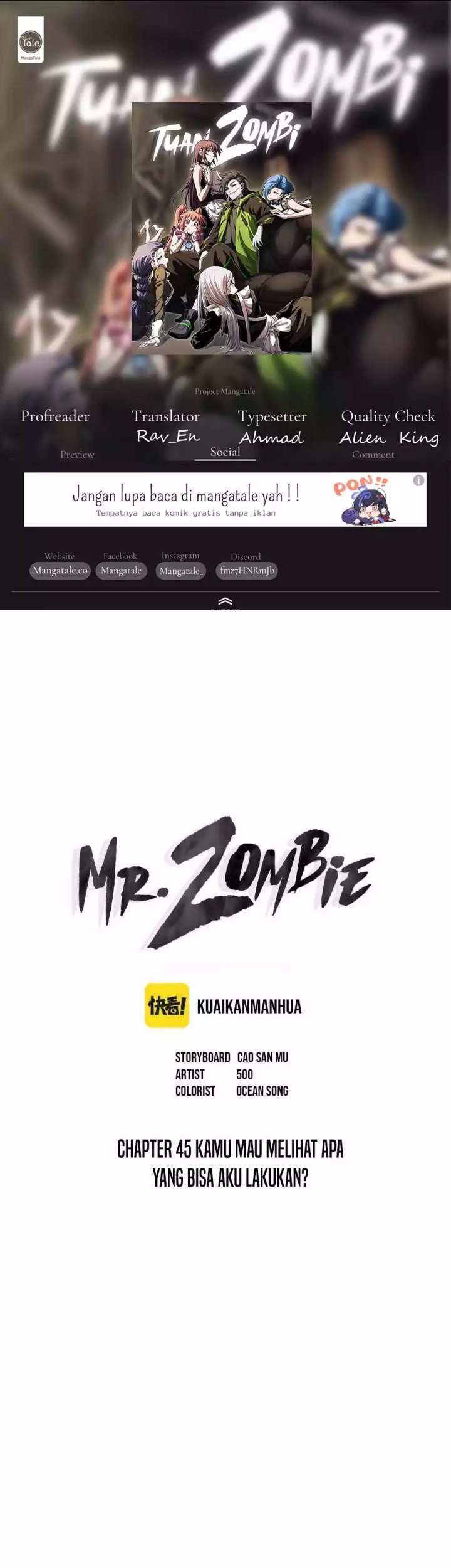 Mr. Zombie Chapter 45 - halaman 1