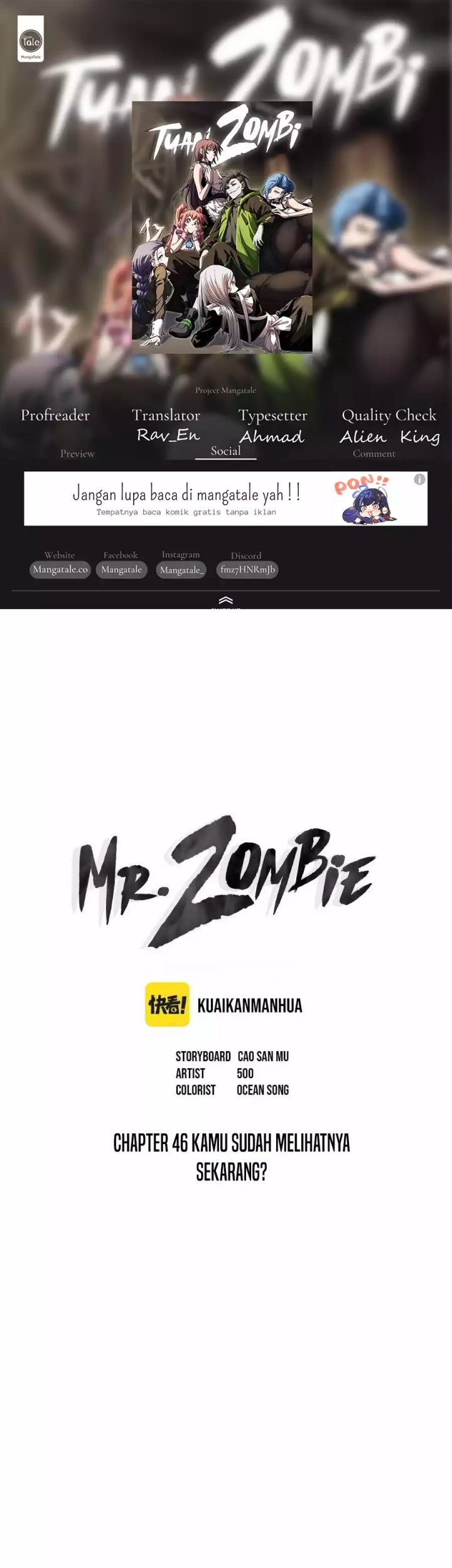 Mr. Zombie Chapter 46 - halaman 1