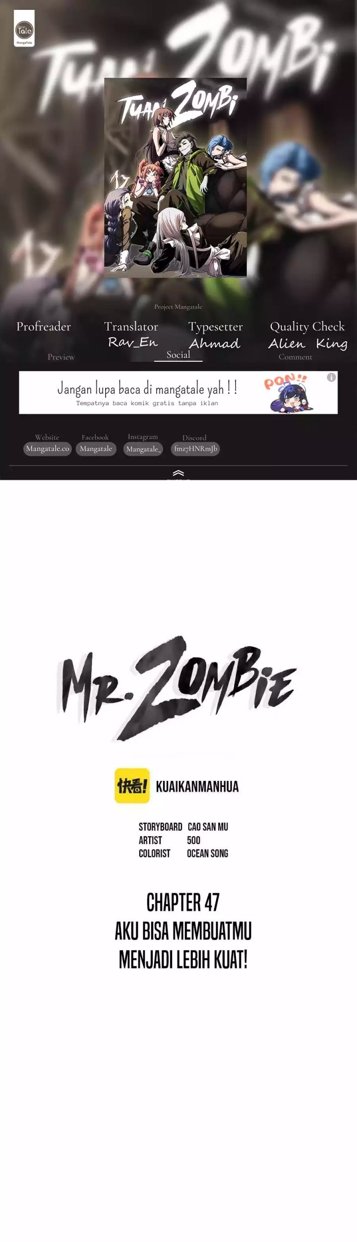 Mr. Zombie Chapter 47 - halaman 1