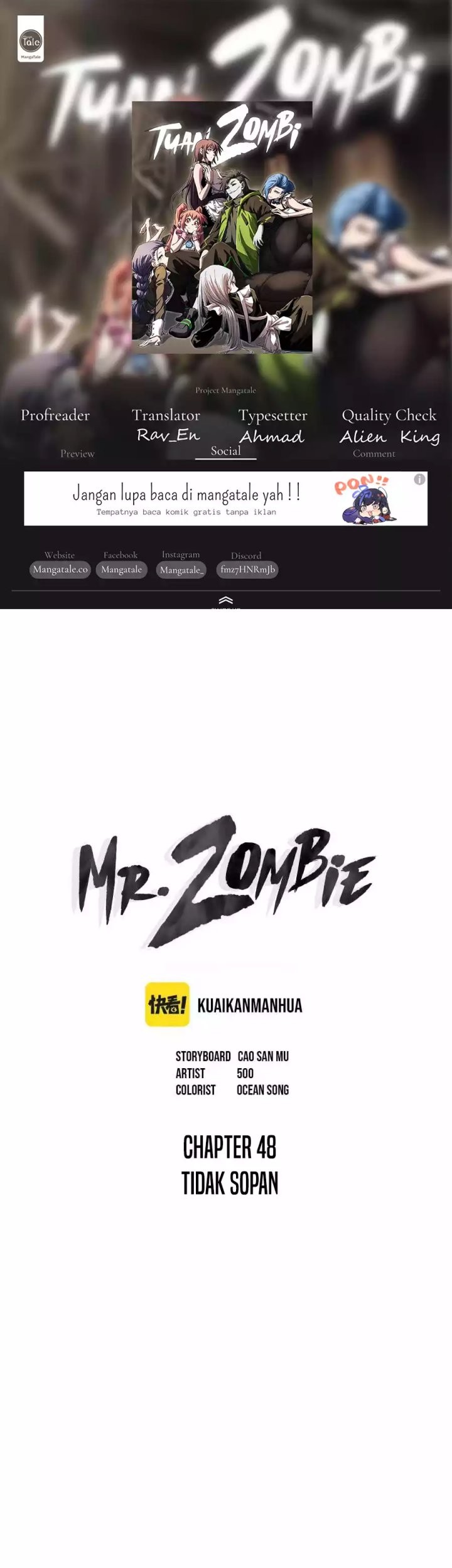 Mr. Zombie Chapter 48 - halaman 1