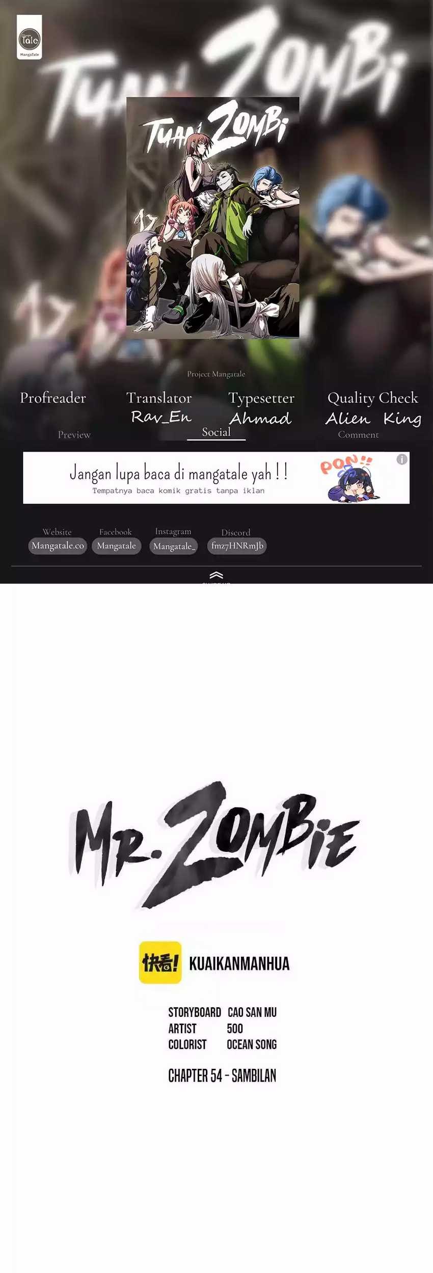 Mr. Zombie Chapter 54 - halaman 1
