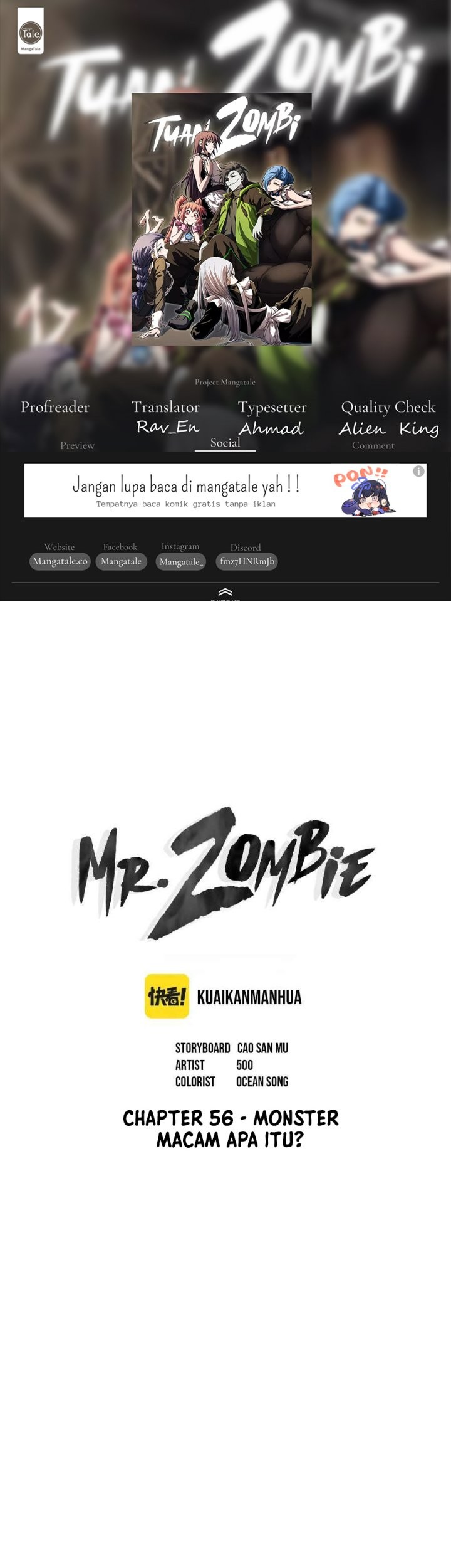 Mr. Zombie Chapter 56 - halaman 1