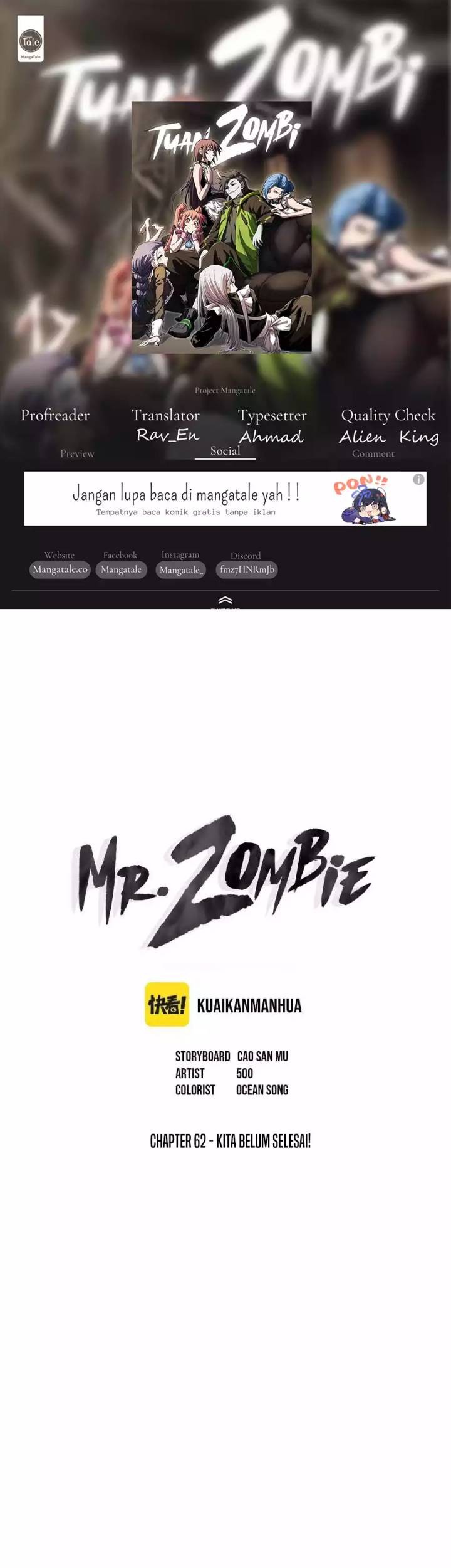 Mr. Zombie Chapter 62 - halaman 1