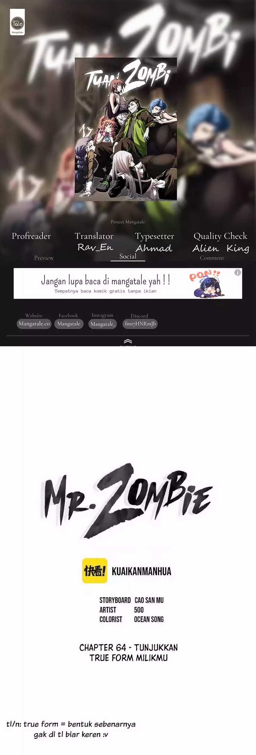 Mr. Zombie Chapter 64 - halaman 1