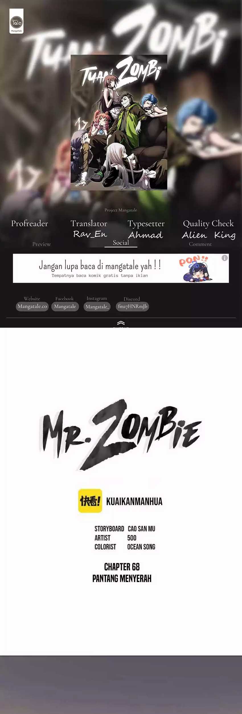Mr. Zombie Chapter 68 - halaman 1