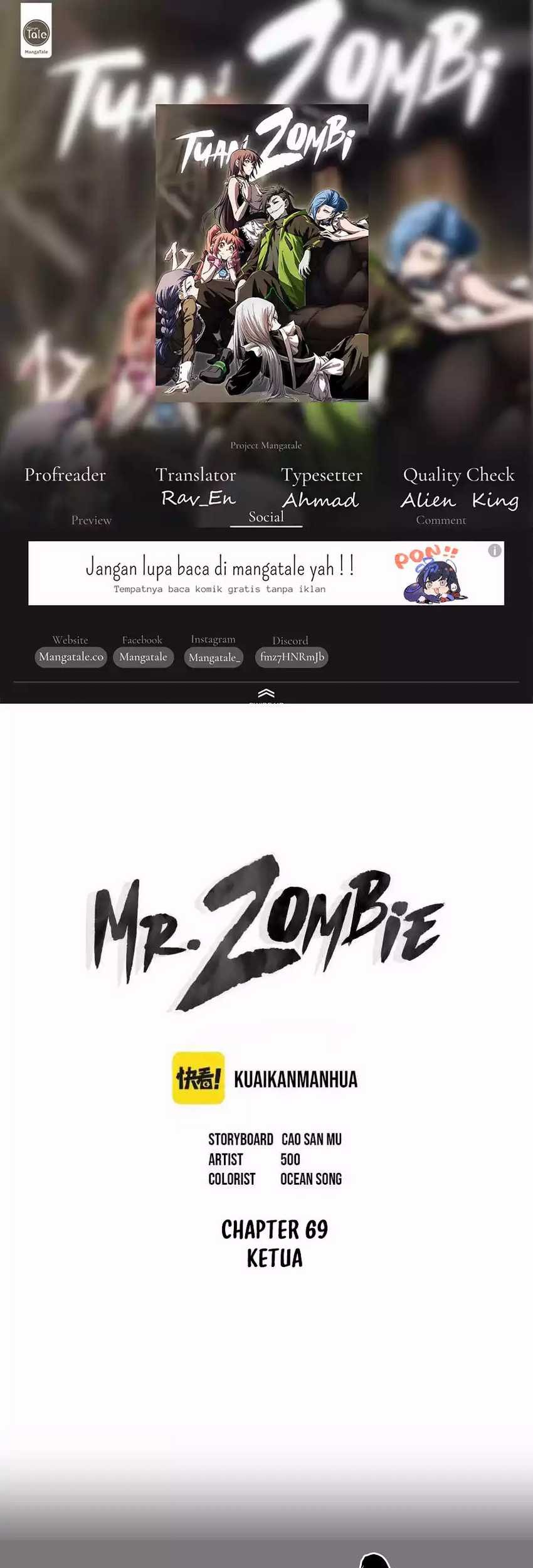 Mr. Zombie Chapter 69 - halaman 1