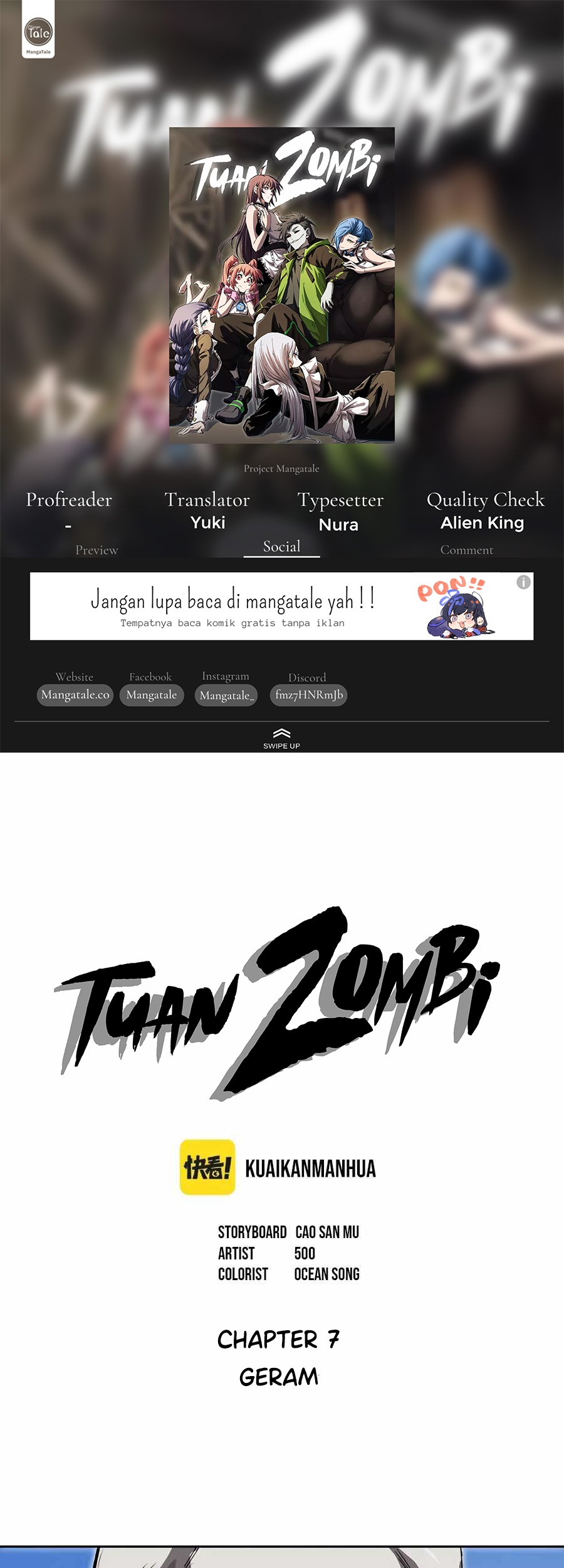 Mr. Zombie Chapter 7 - halaman 1