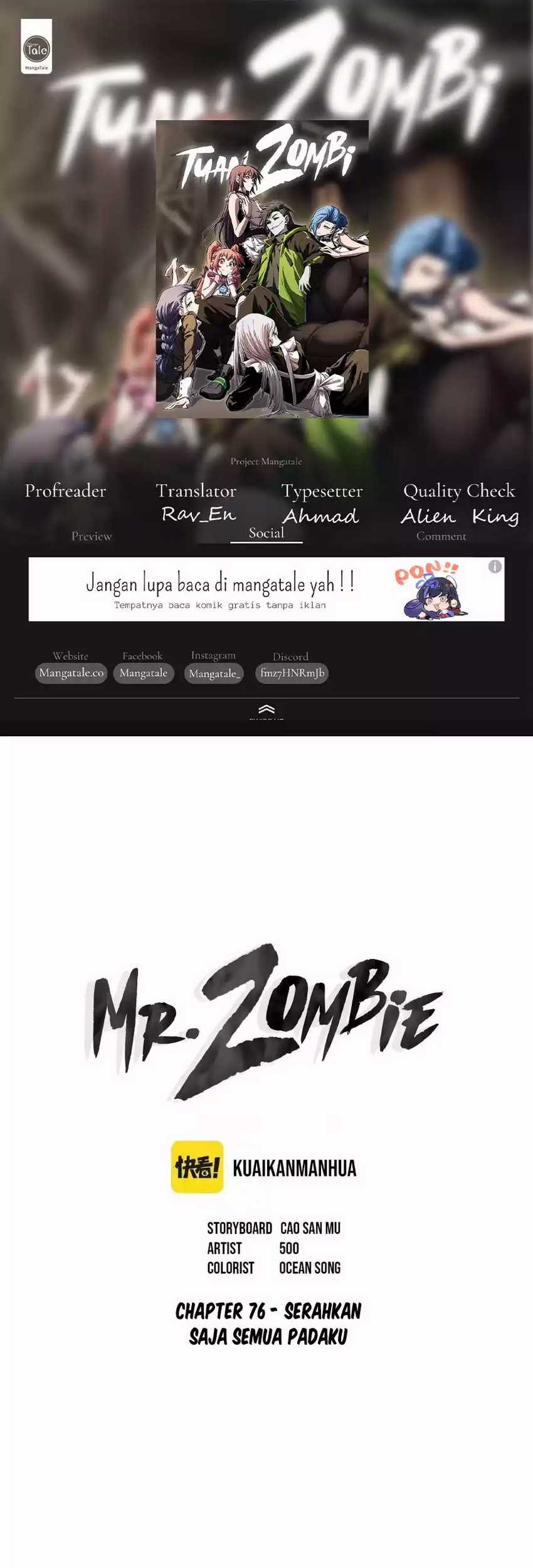 Mr. Zombie Chapter 76 - halaman 1