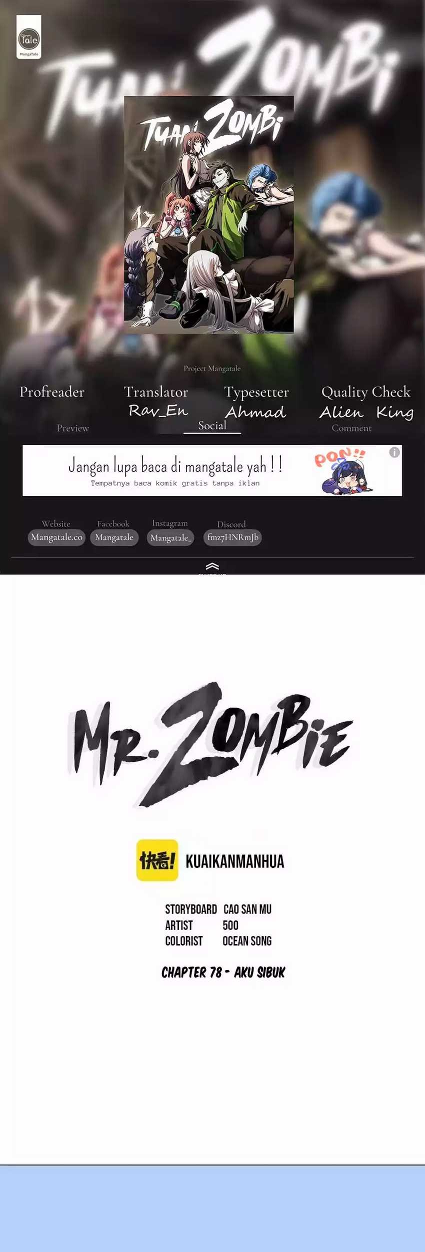 Mr. Zombie Chapter 78 - halaman 1