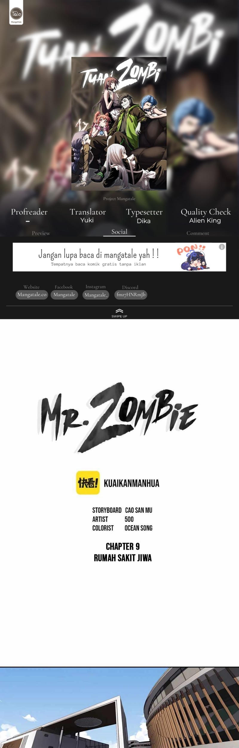 Mr. Zombie Chapter 9 - halaman 1