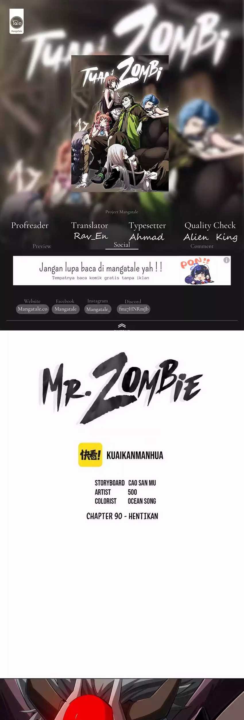 Mr. Zombie Chapter 90 - halaman 1