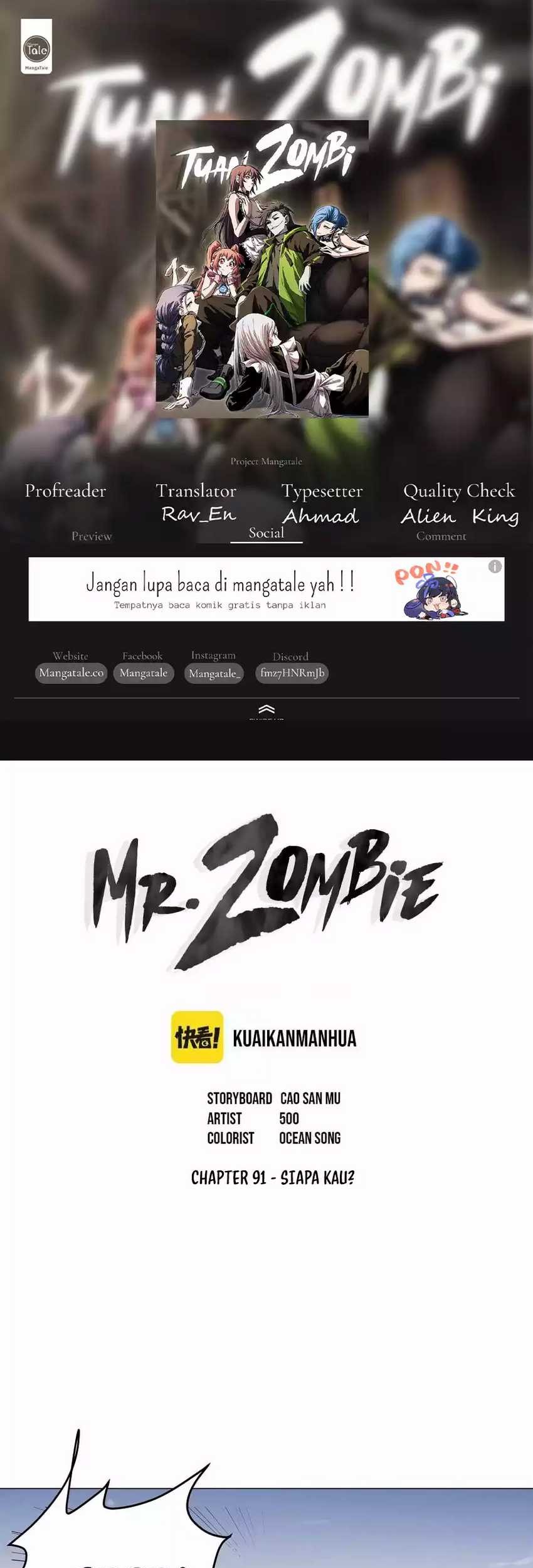 Mr. Zombie Chapter 91 - halaman 1
