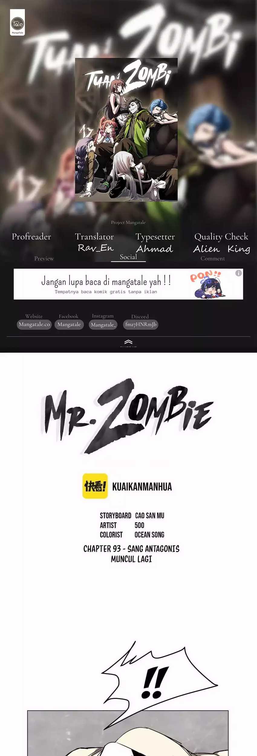 Mr. Zombie Chapter 93 - halaman 1