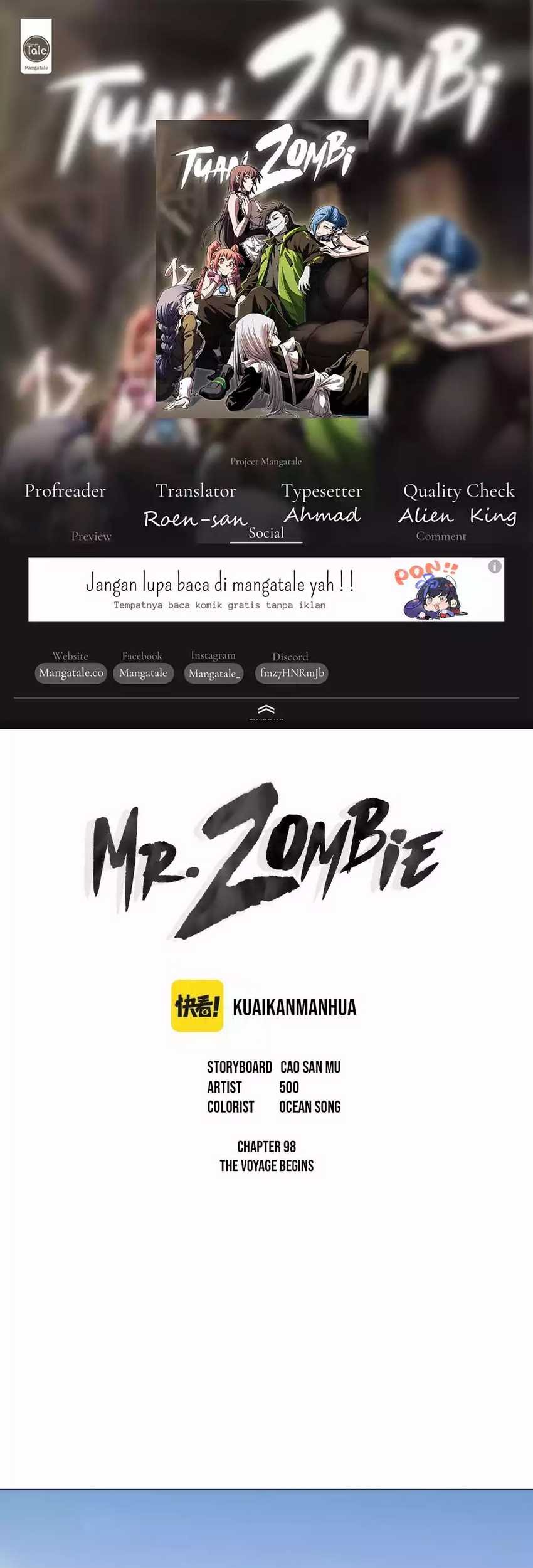 Mr. Zombie Chapter 98 - halaman 1