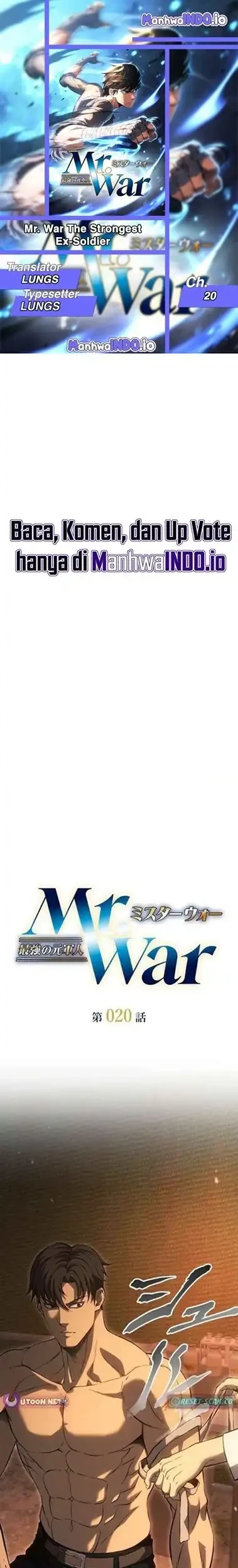 Mr.War -Saikyou no Moto Gunjin- Natsu Chapter 20 - halaman 1