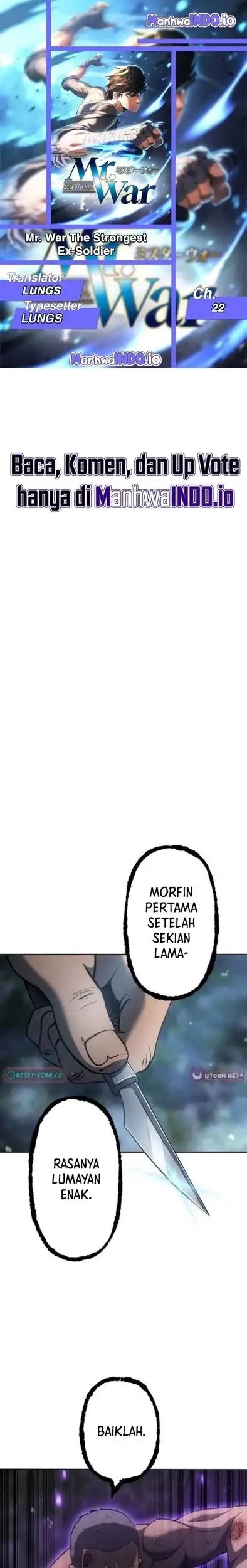 Mr.War -Saikyou no Moto Gunjin- Natsu Chapter 22 - halaman 1