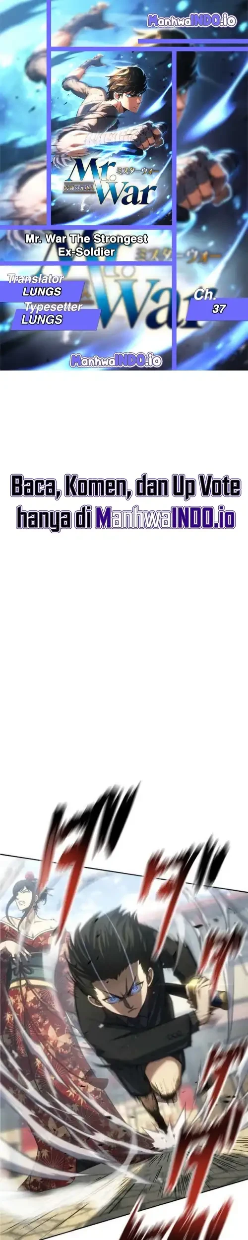 Mr.War -Saikyou no Moto Gunjin- Natsu Chapter 37 - halaman 1