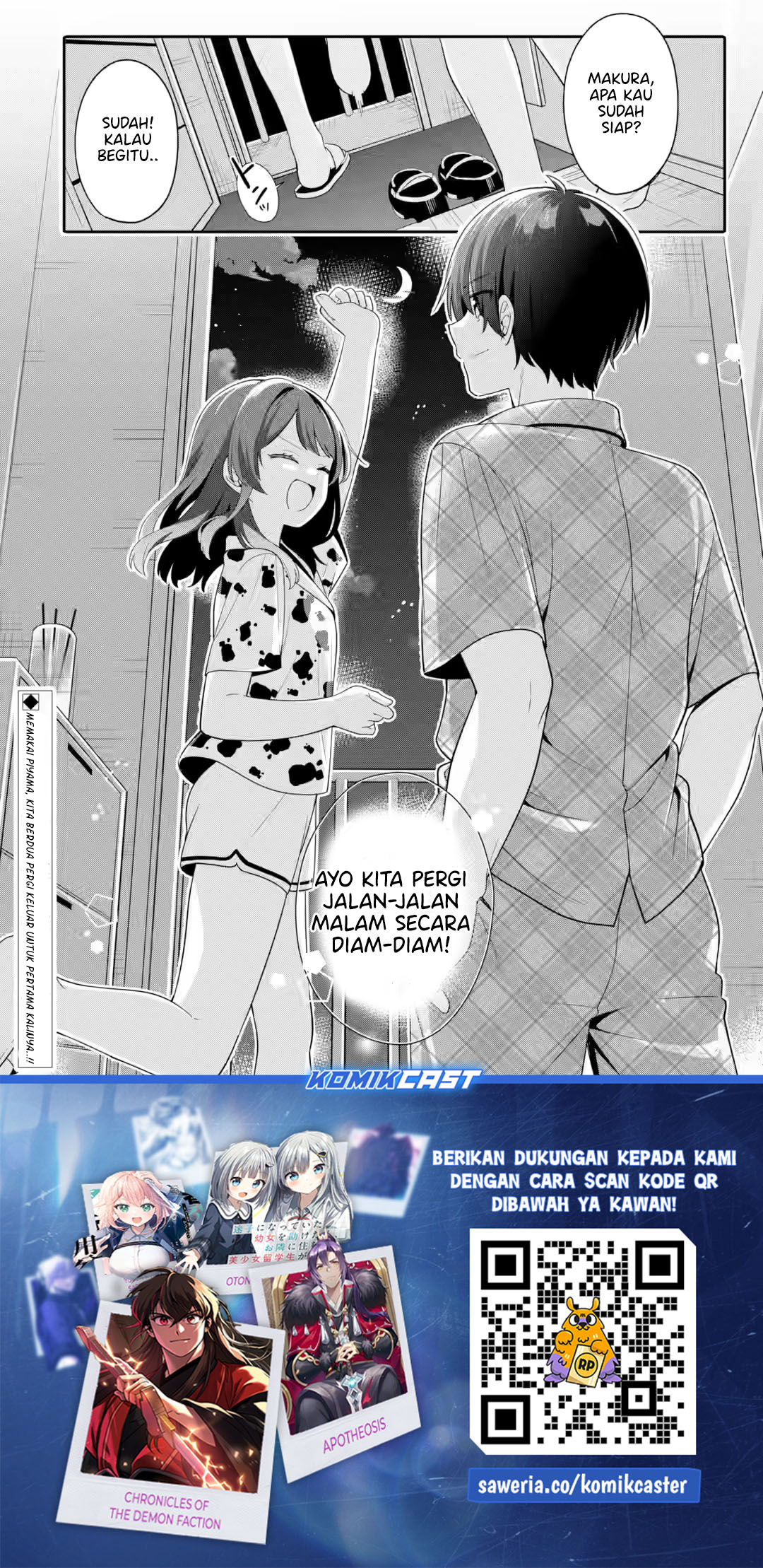 Muboubi Kawaii Pajama Sugata no Bishoujo to Heya de Futarikiri Chapter 7 - halaman 32