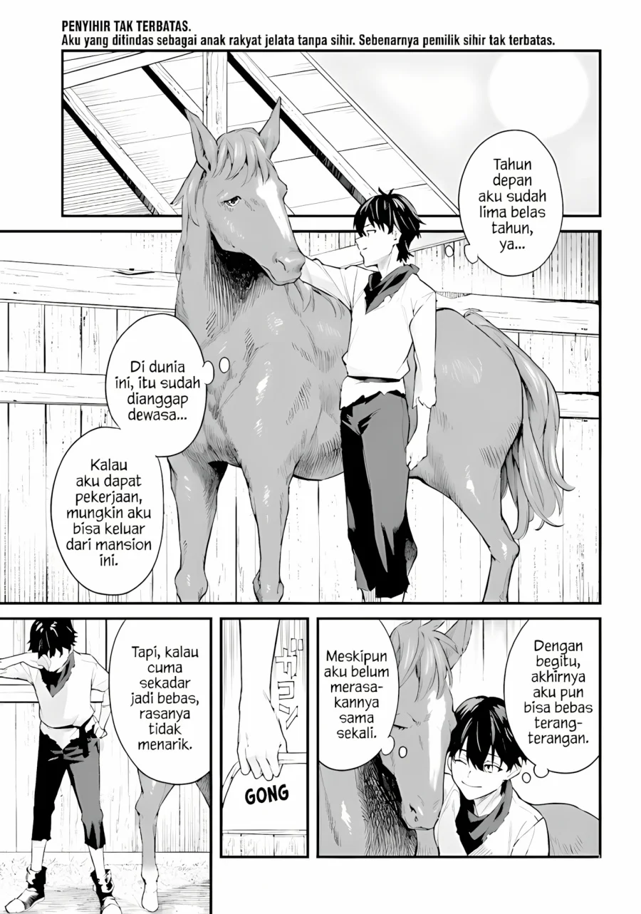 Mugen no Majutsu Shi Maryoku Nashi de Heimin no Ko to Hakugai Sareta Ore. Jitsuha Mugen no Maryoku Mochi Chapter 1 - halaman 20