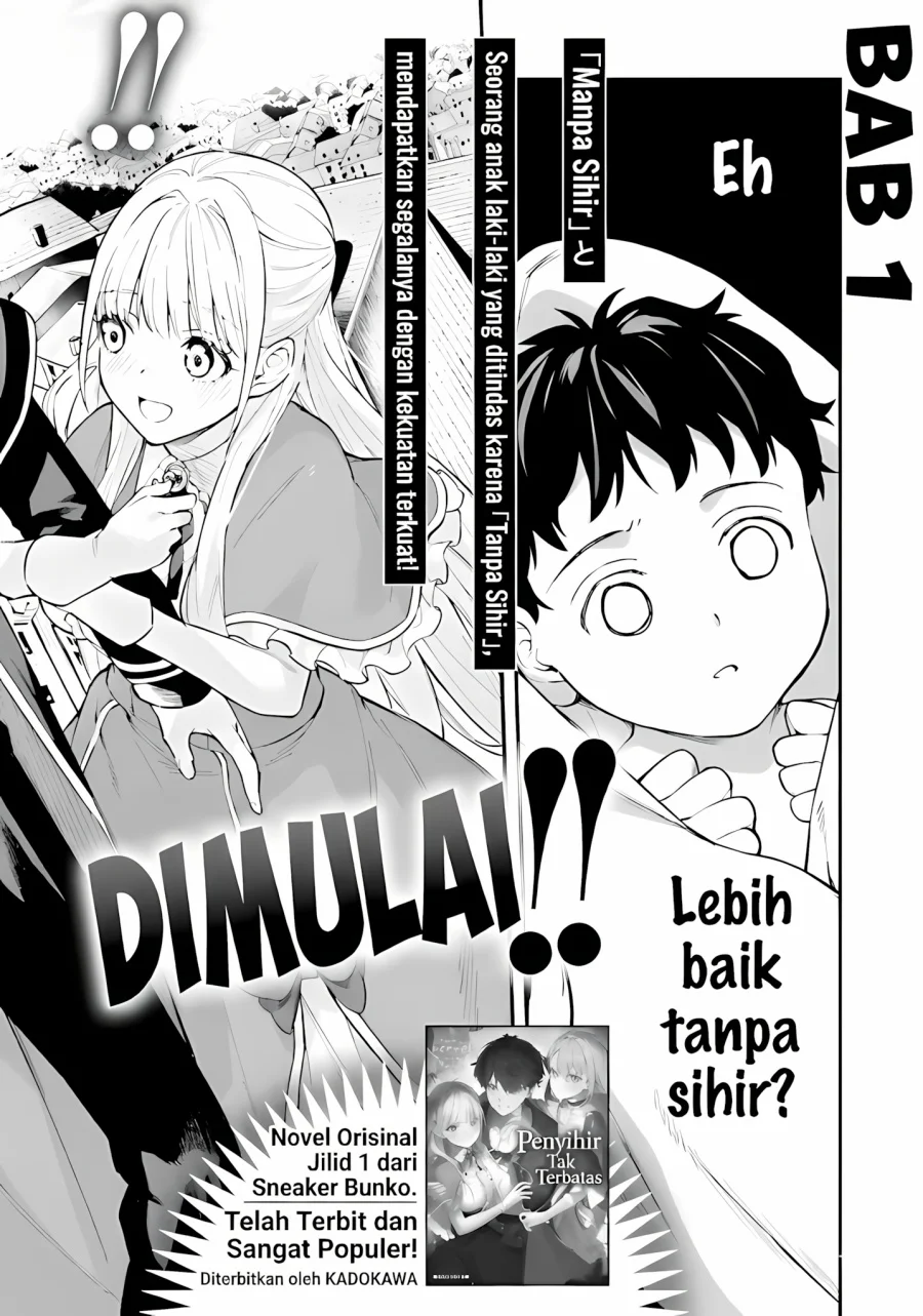 Mugen no Majutsu Shi Maryoku Nashi de Heimin no Ko to Hakugai Sareta Ore. Jitsuha Mugen no Maryoku Mochi Chapter 1 - halaman 3