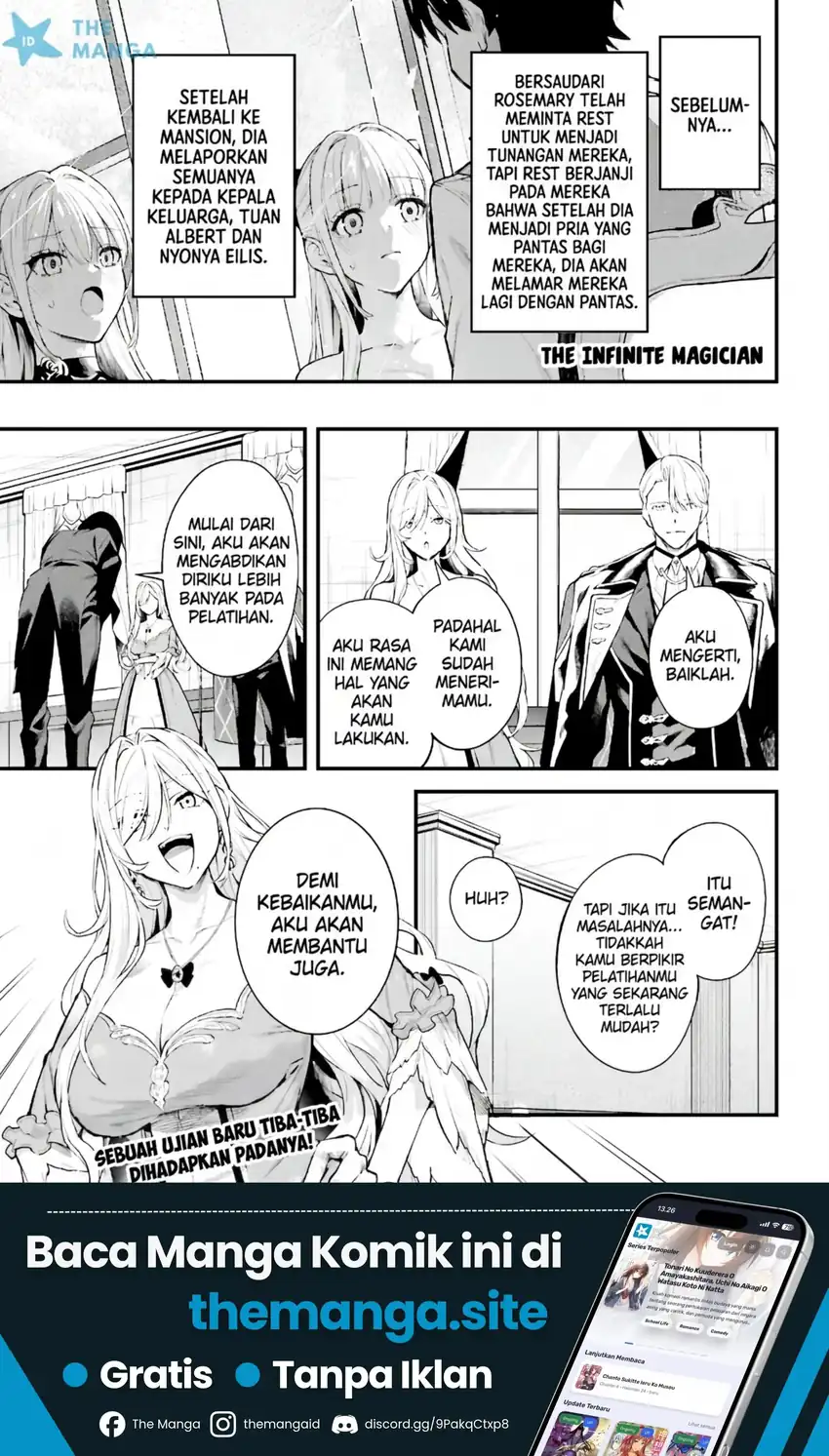 Mugen no Majutsu Shi Maryoku Nashi de Heimin no Ko to Hakugai Sareta Ore. Jitsuha Mugen no Maryoku Mochi Chapter 7 - halaman 2