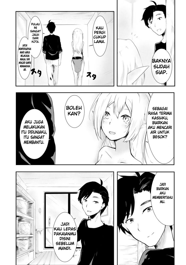 Mujintou De Elf to Kyoudou Seikatsu Chapter 1 - halaman 19