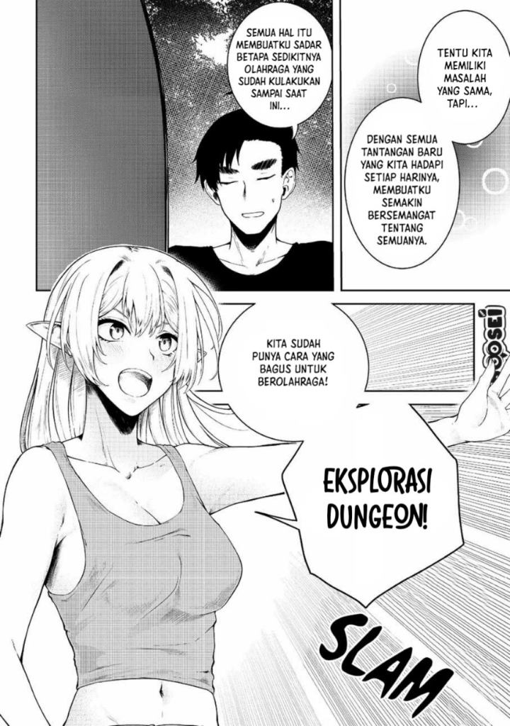 Mujintou De Elf to Kyoudou Seikatsu Chapter 11 - halaman 9