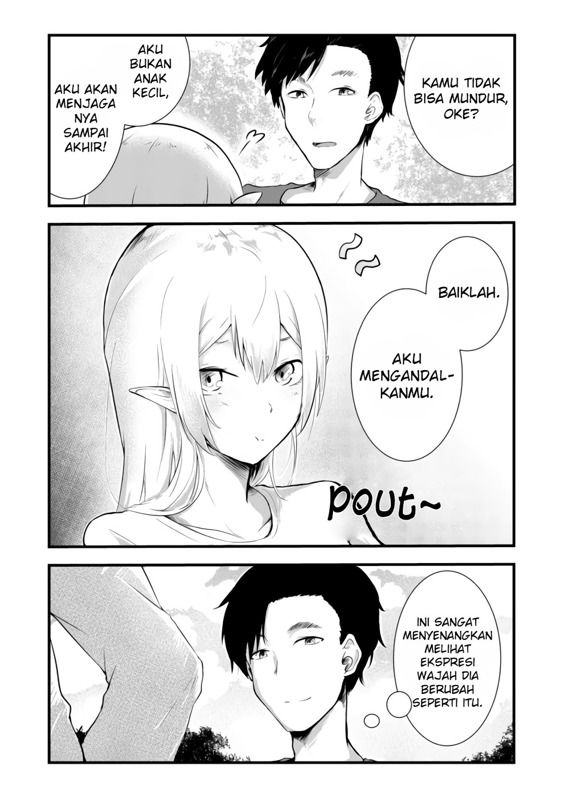 Mujintou De Elf to Kyoudou Seikatsu Chapter 2 - halaman 18