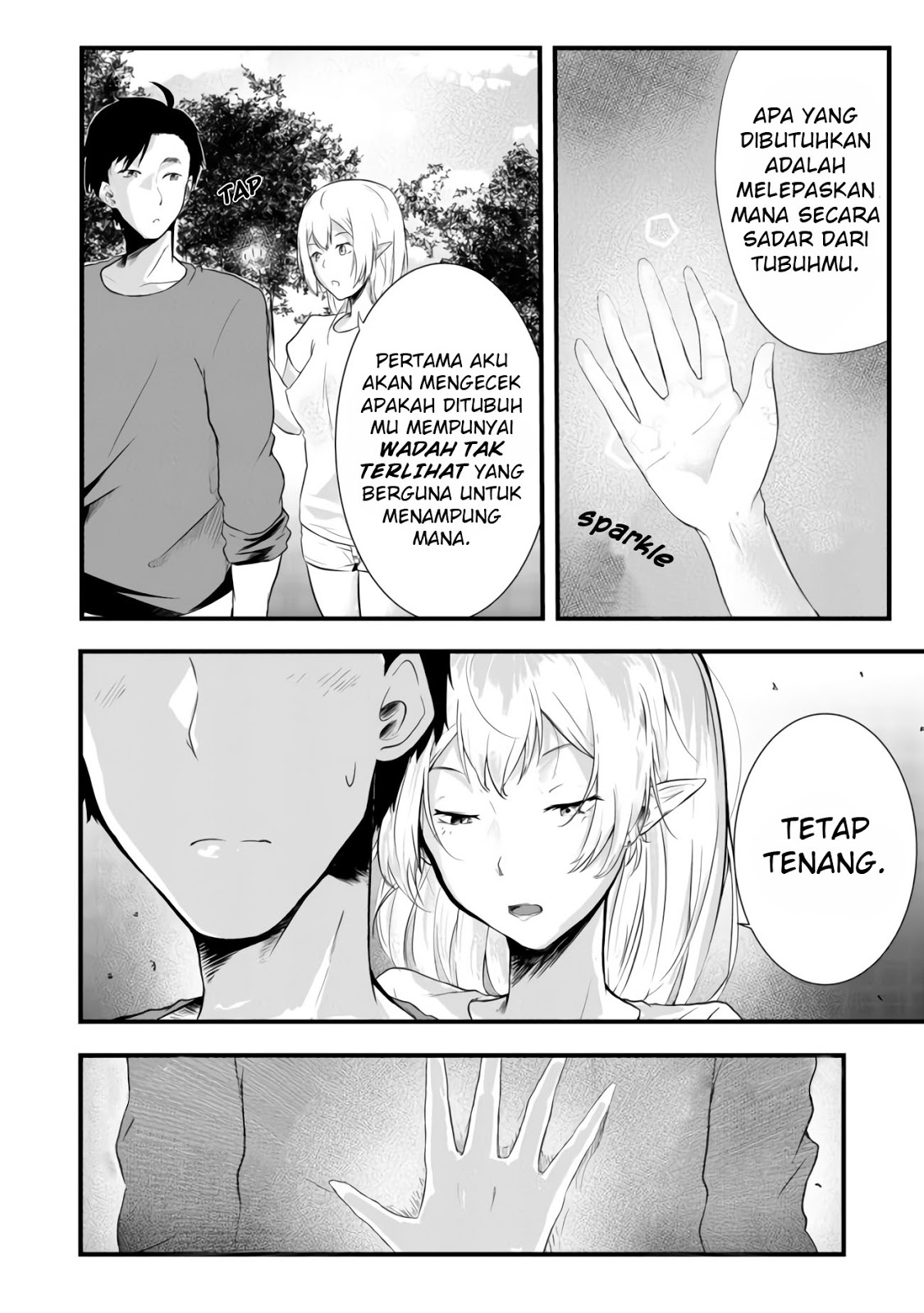 Mujintou De Elf to Kyoudou Seikatsu Chapter 2 - halaman 20