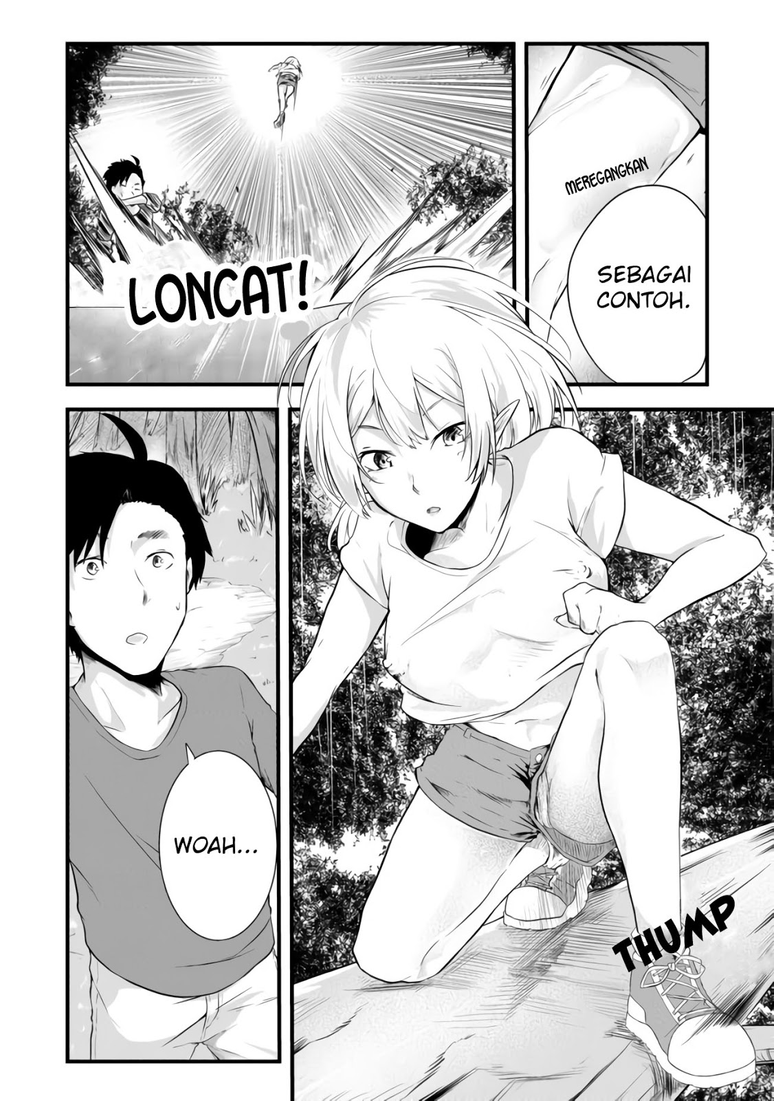 Mujintou De Elf to Kyoudou Seikatsu Chapter 2 - halaman 22