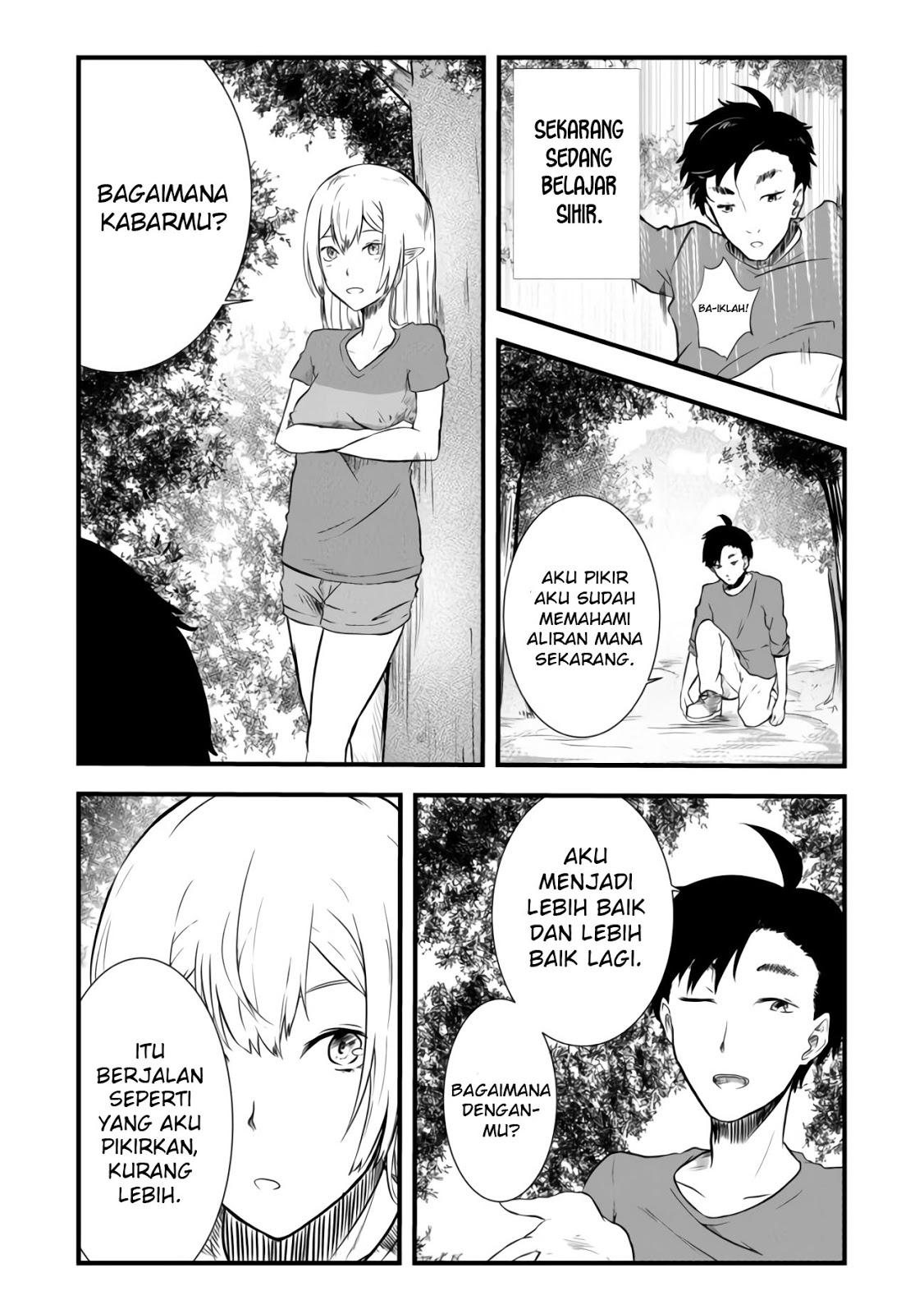 Mujintou De Elf to Kyoudou Seikatsu Chapter 2 - halaman 36