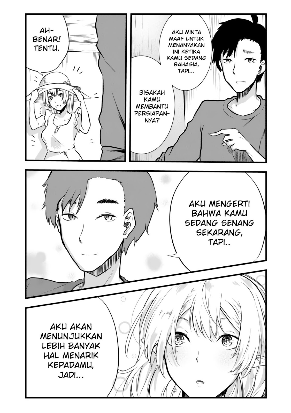 Mujintou De Elf to Kyoudou Seikatsu Chapter 2 - halaman 44