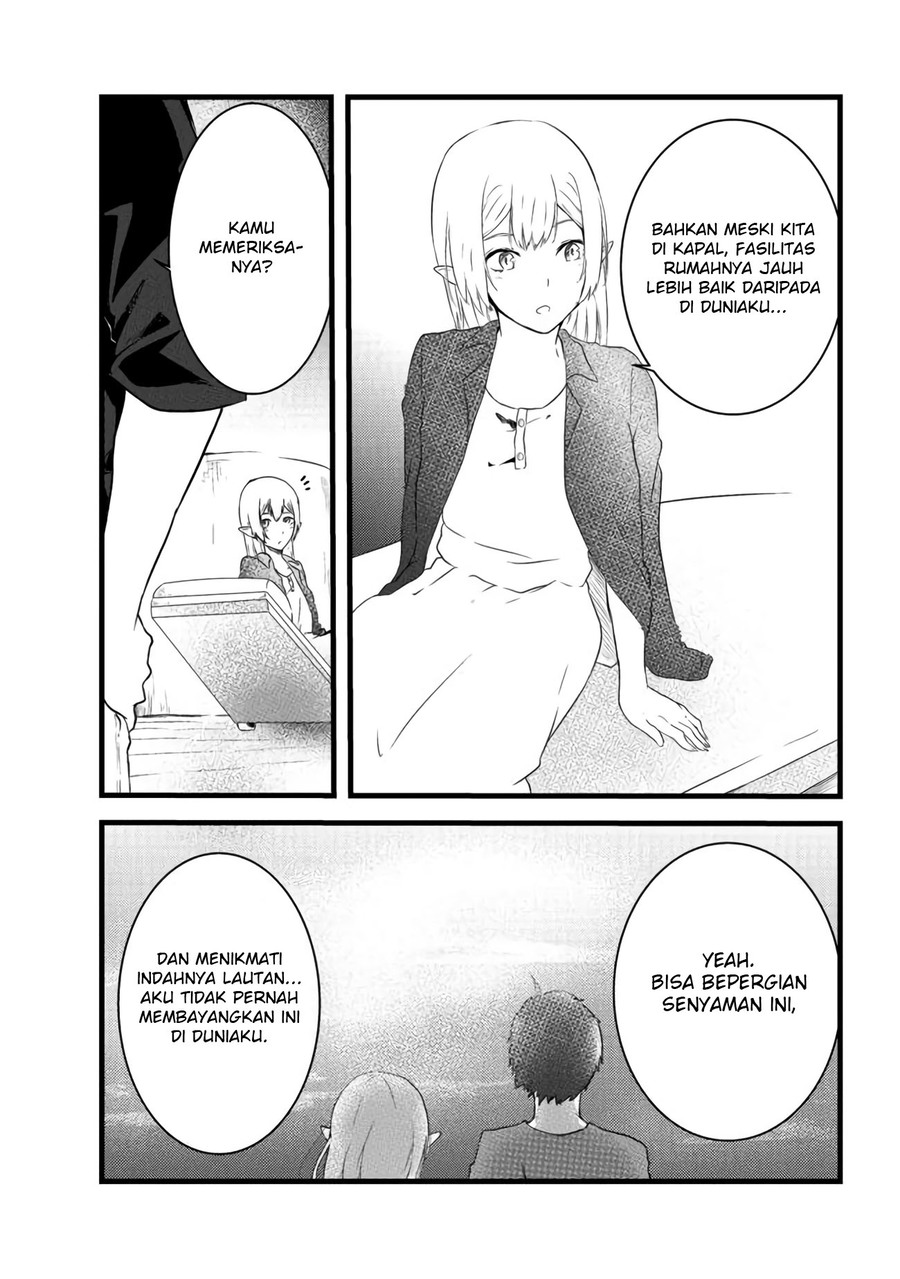 Mujintou De Elf to Kyoudou Seikatsu Chapter 3 - halaman 19