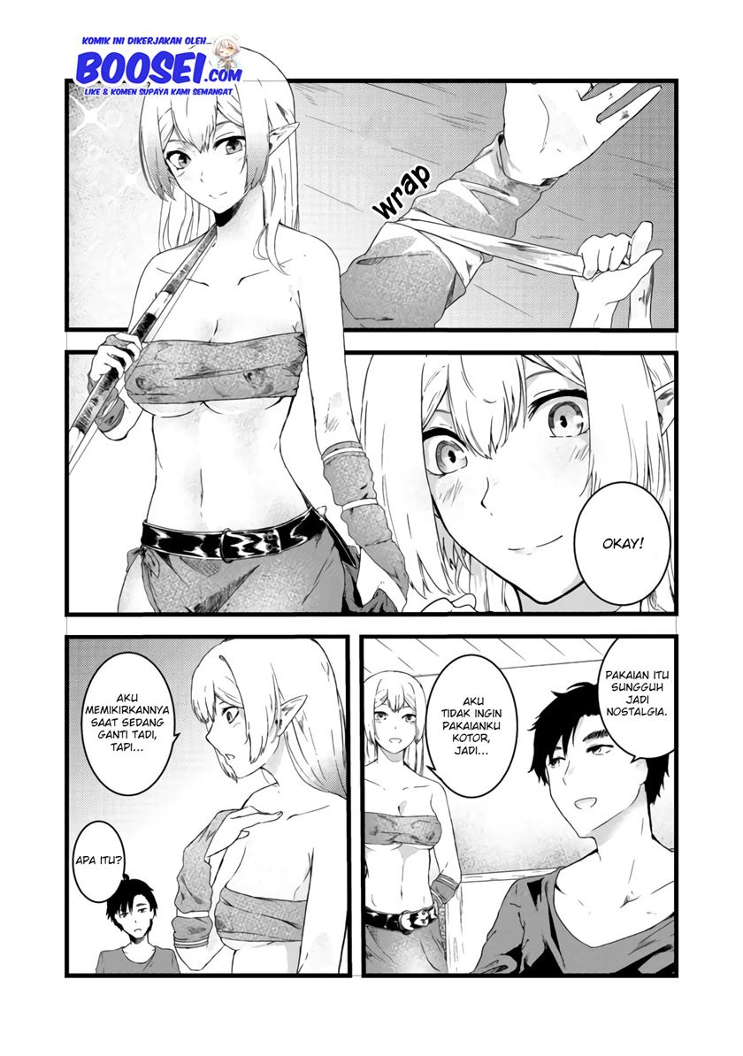 Mujintou De Elf to Kyoudou Seikatsu Chapter 4.1 - halaman 6