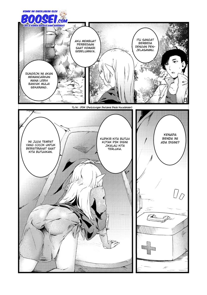 Mujintou De Elf to Kyoudou Seikatsu Chapter 4.1 - halaman 8