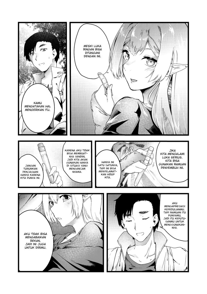 Mujintou De Elf to Kyoudou Seikatsu Chapter 4.1 - halaman 9